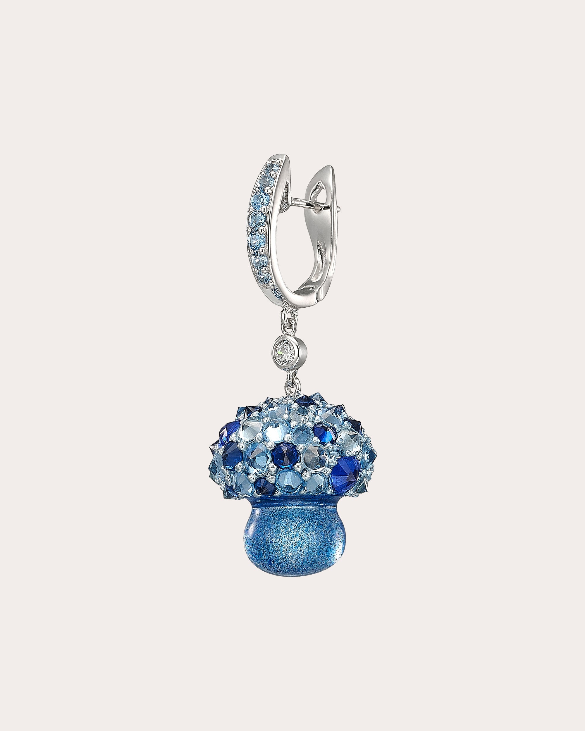 Blue Spirulina Fruit Gem™ Virosa Drop Earrings