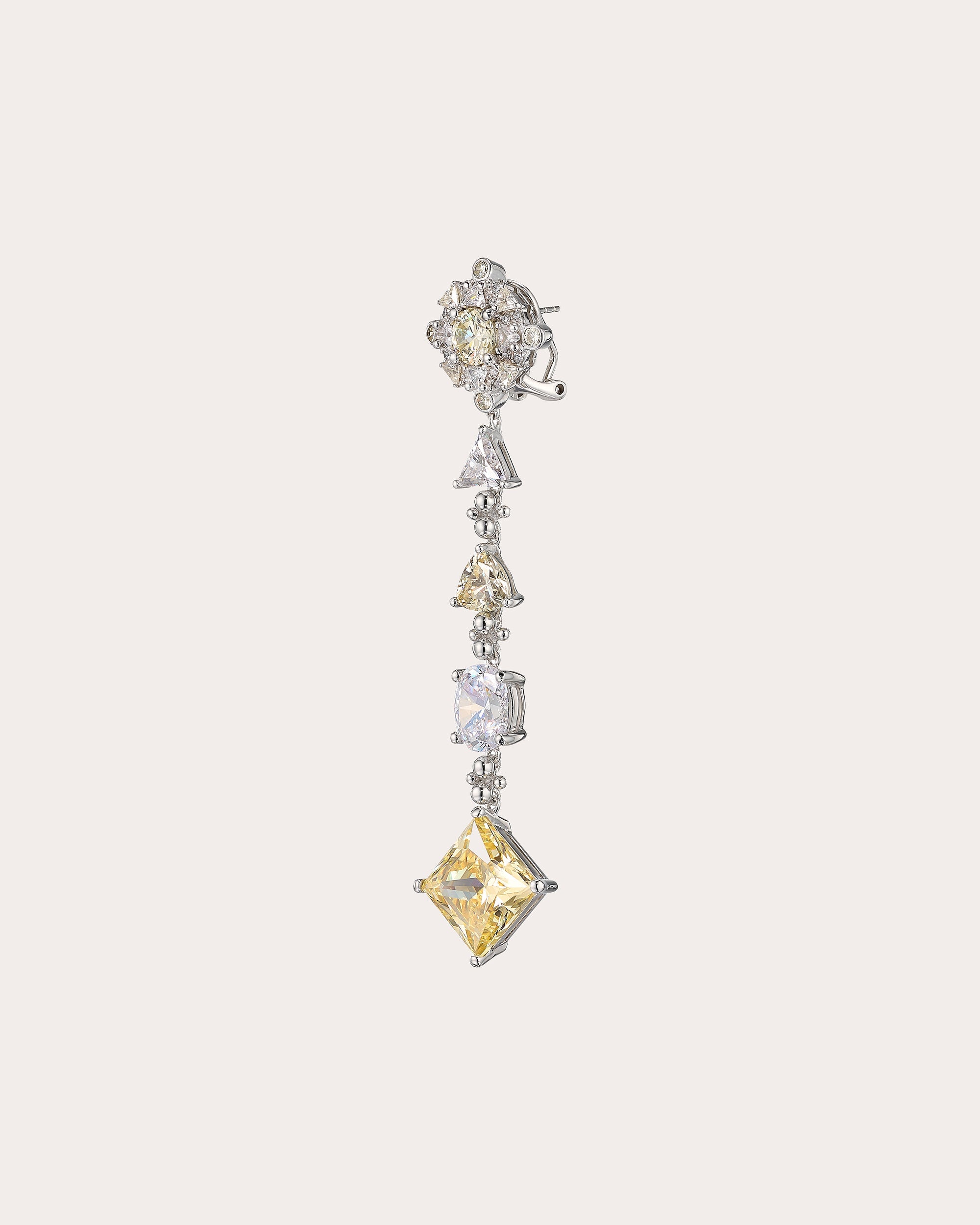 Canary Diamond Tropical Drop Earrings