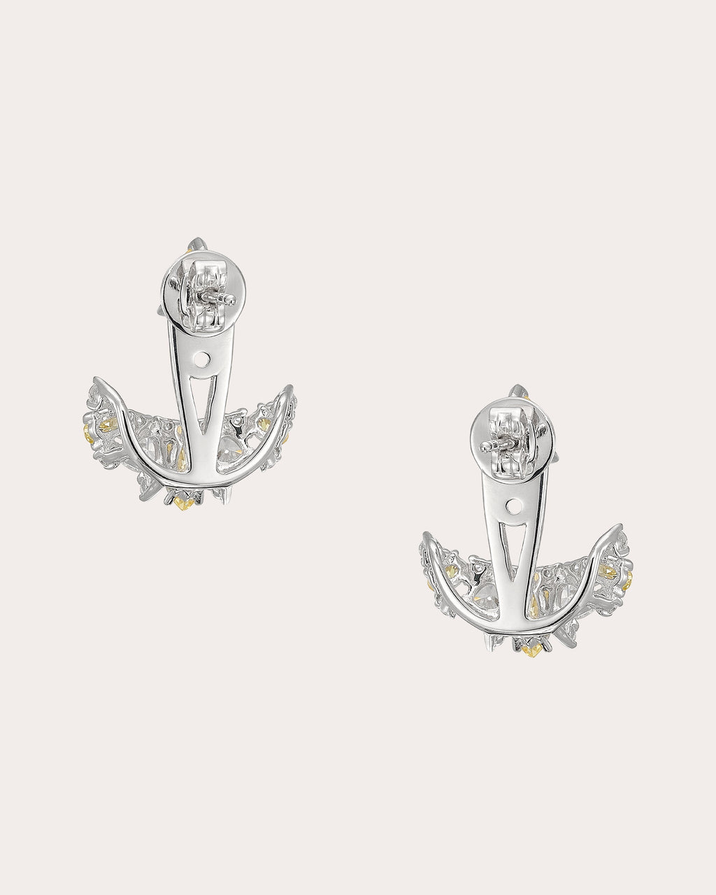 Canary Diamond Twinkle Ear Jackets