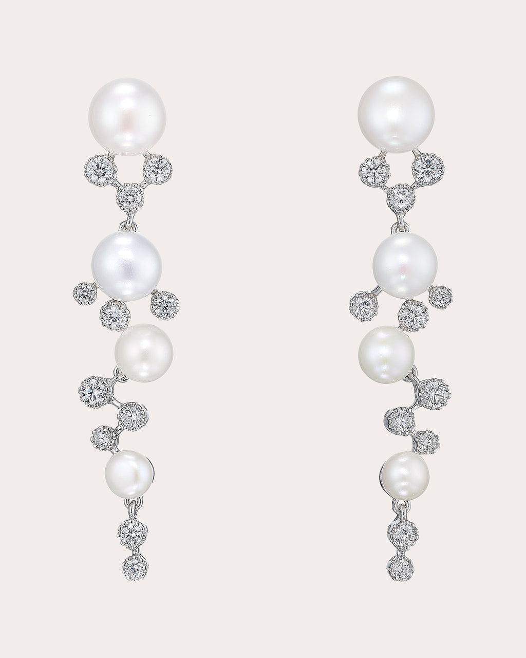 Constellation Pearl Drop Earrings