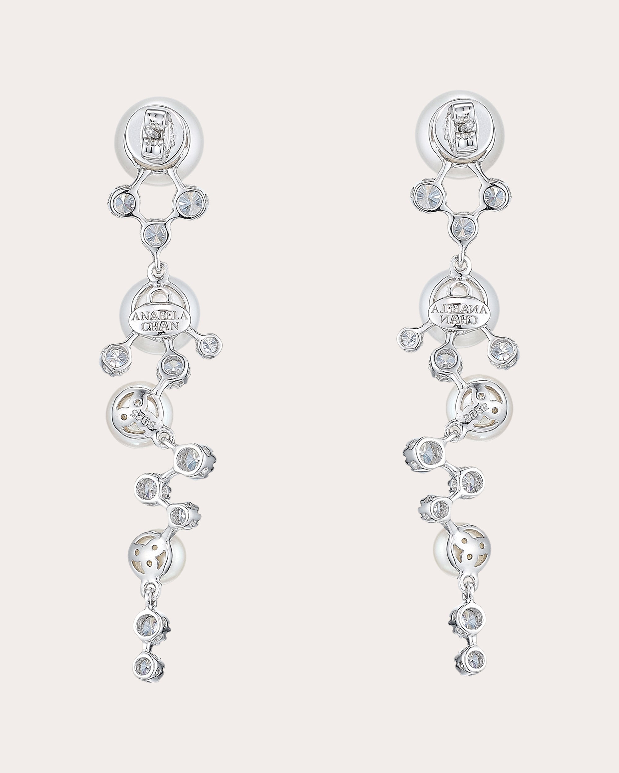 Constellation Pearl Drop Earrings