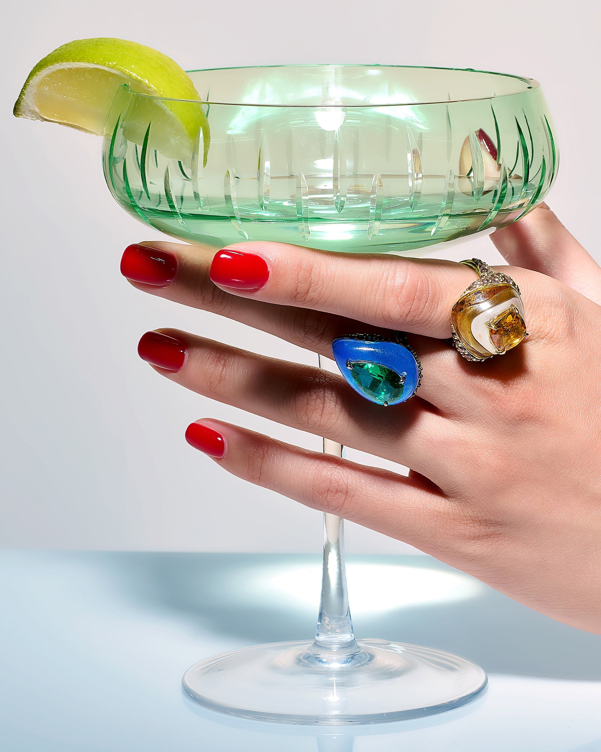 Emerald & Spirulina Fruit Gem™ Elixir Ring