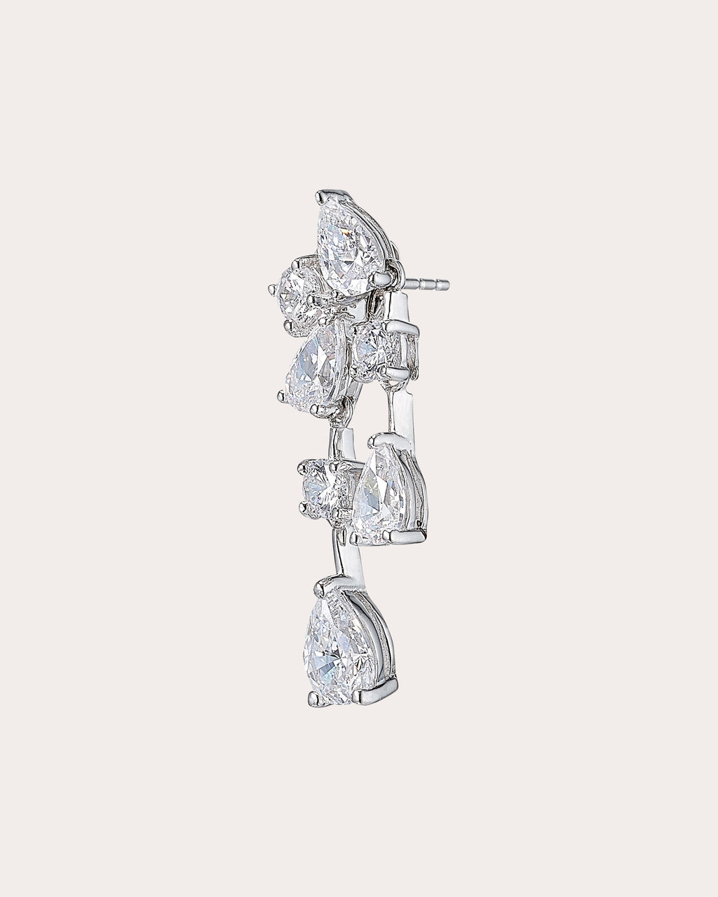 Mini Diamond Raindrop Earrings