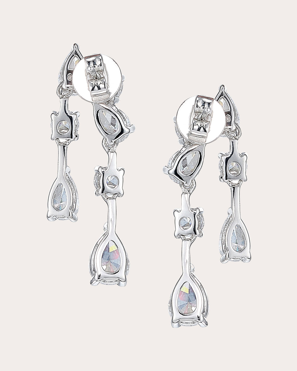 Mini Diamond Raindrop Earrings