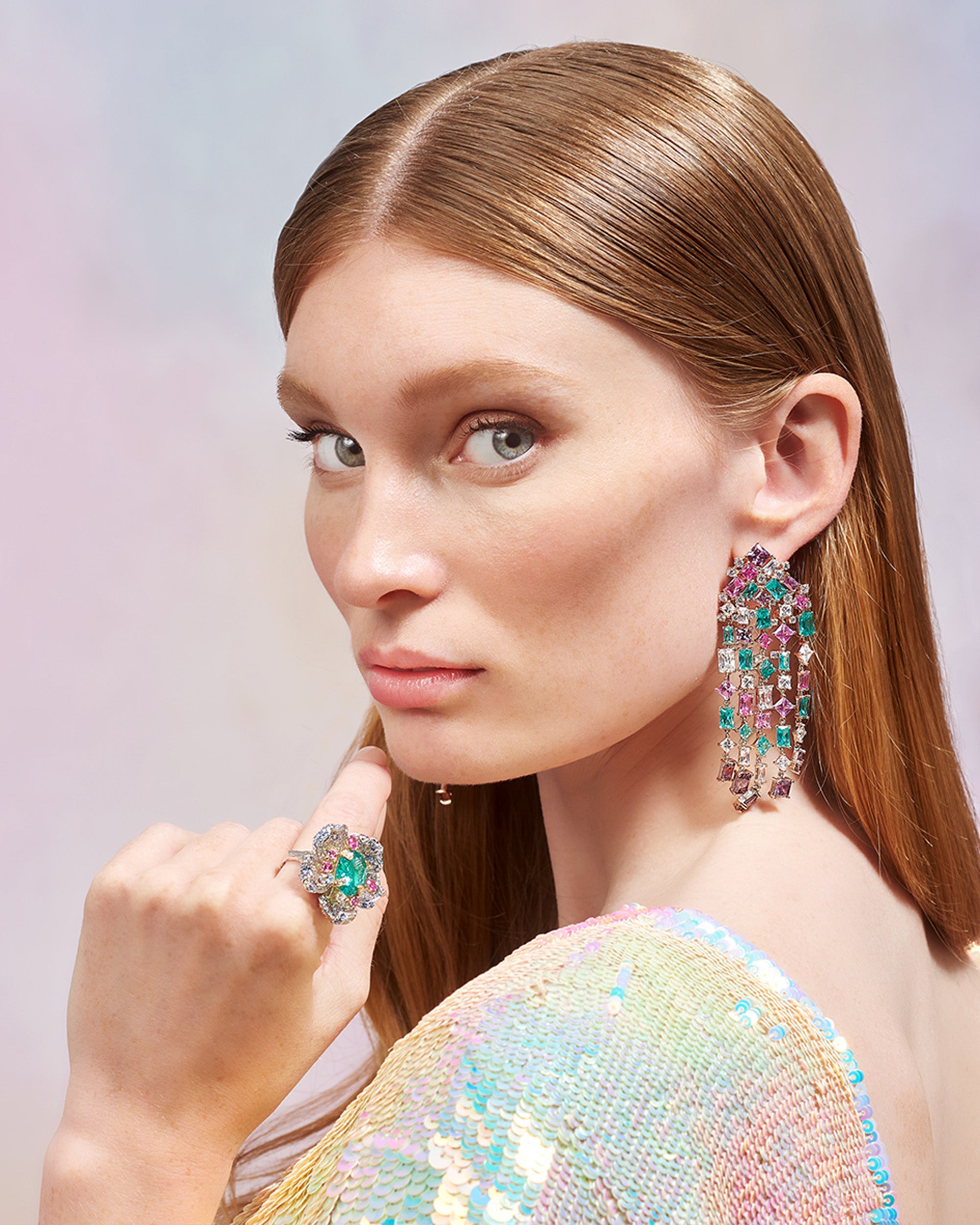 Paraiba Bloom Ring