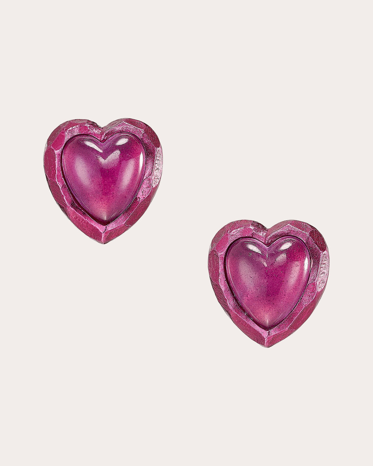 Fruit Gems™ Plum Heart Stud Earrings