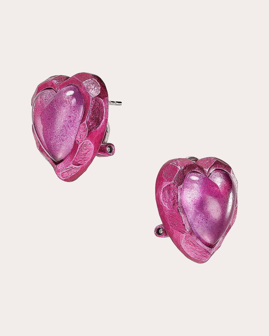 Fruit Gems™ Plum Heart Stud Earrings