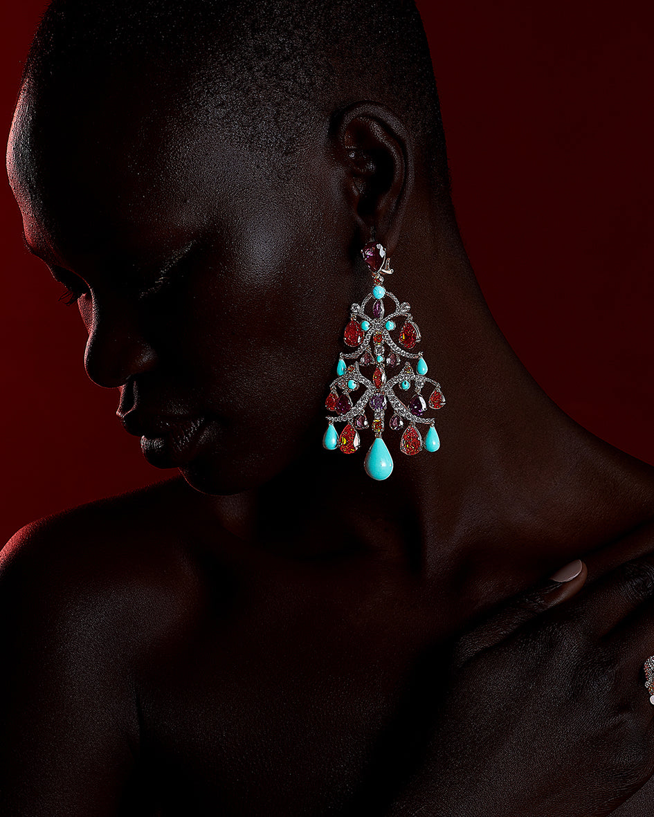 Imperial Ivy Chandelier Earrings