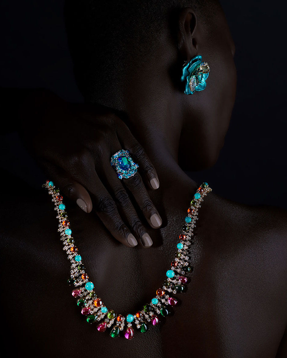Paraiba Bloom Ring