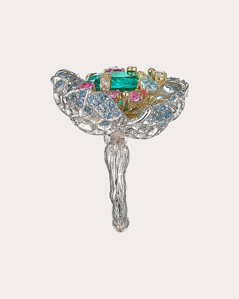 Paraiba Bloom Ring
