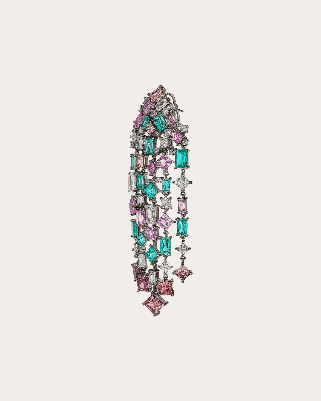 Paraiba Pink Cascade Earrings