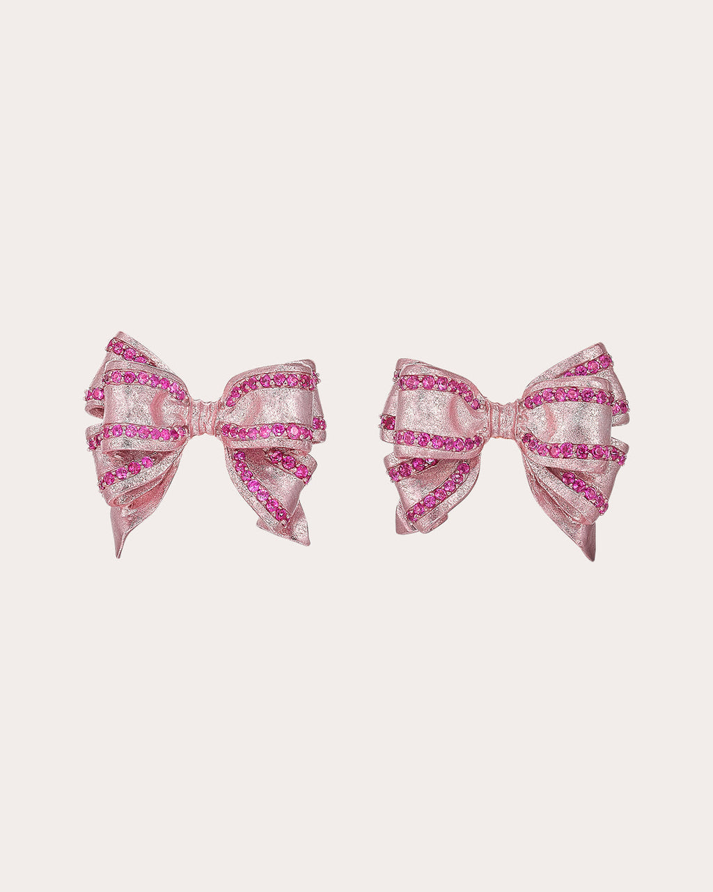 Rose Mini Bow Tie Stud Earrings