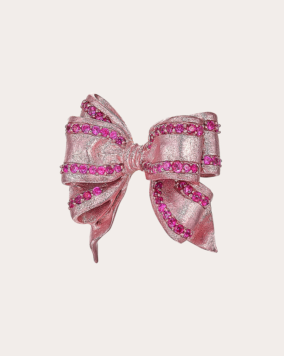 Rose Mini Bow Tie Stud Earrings