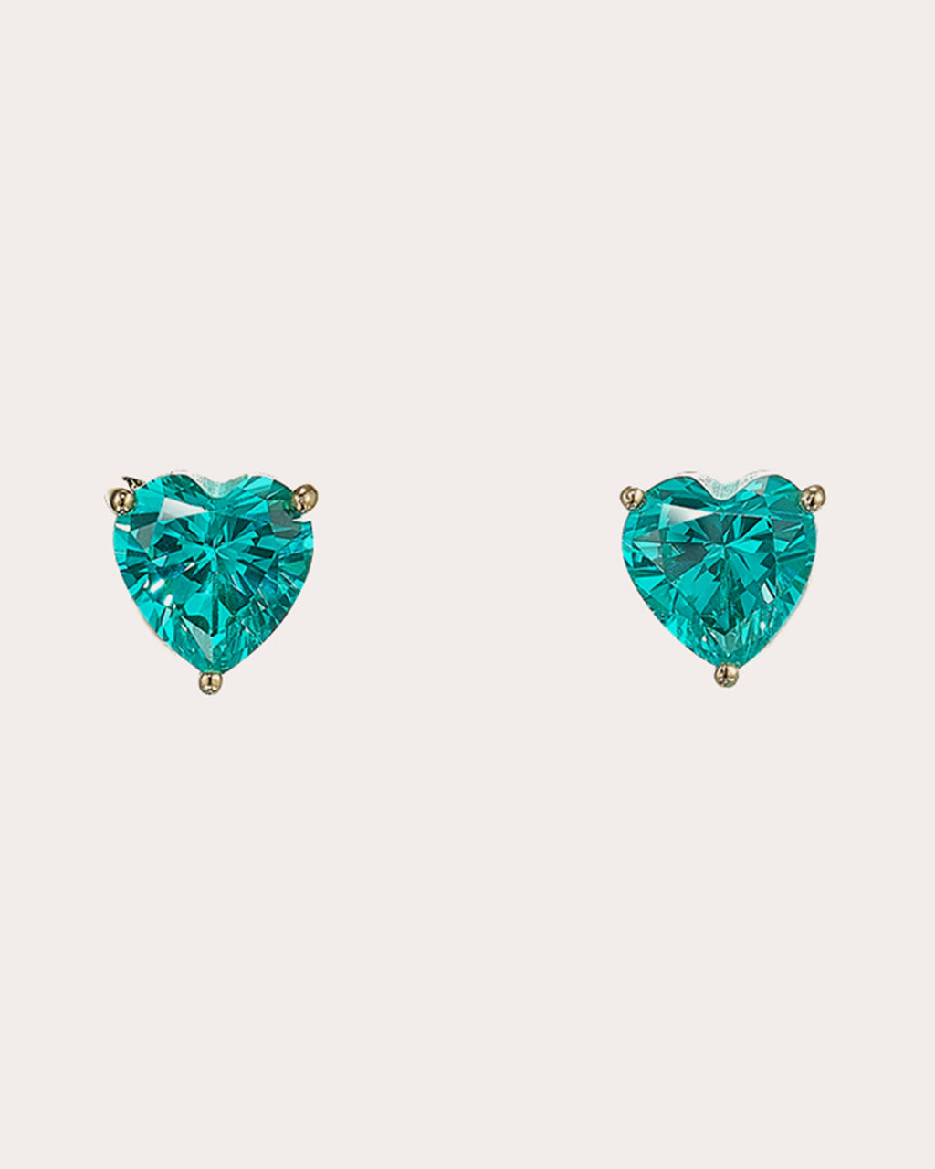 Turquoise Heart Pendulum Earrings