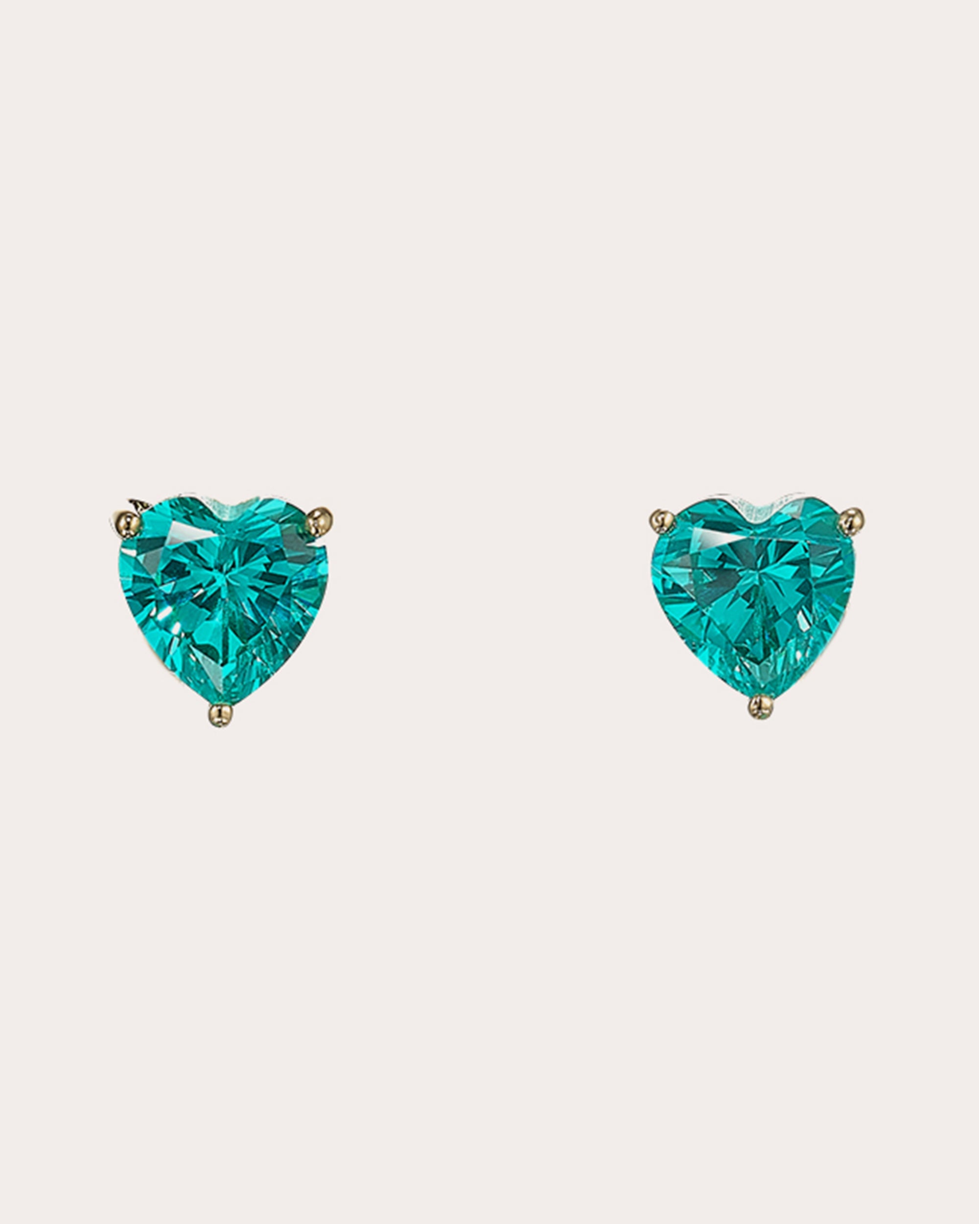 Turquoise Heart Pendulum Earrings