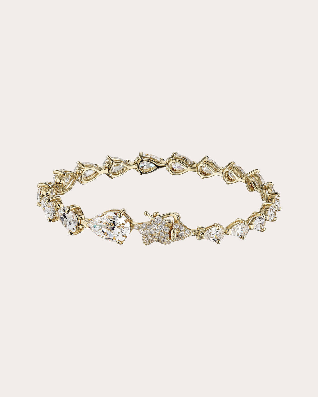 Diamond Nova Pear-Cut Bracelet