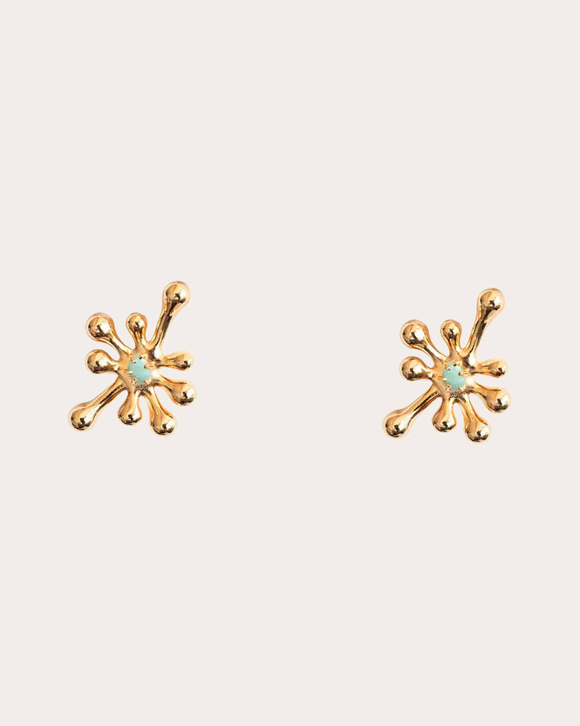 Emerald Aureliana Mini Stud Earrings