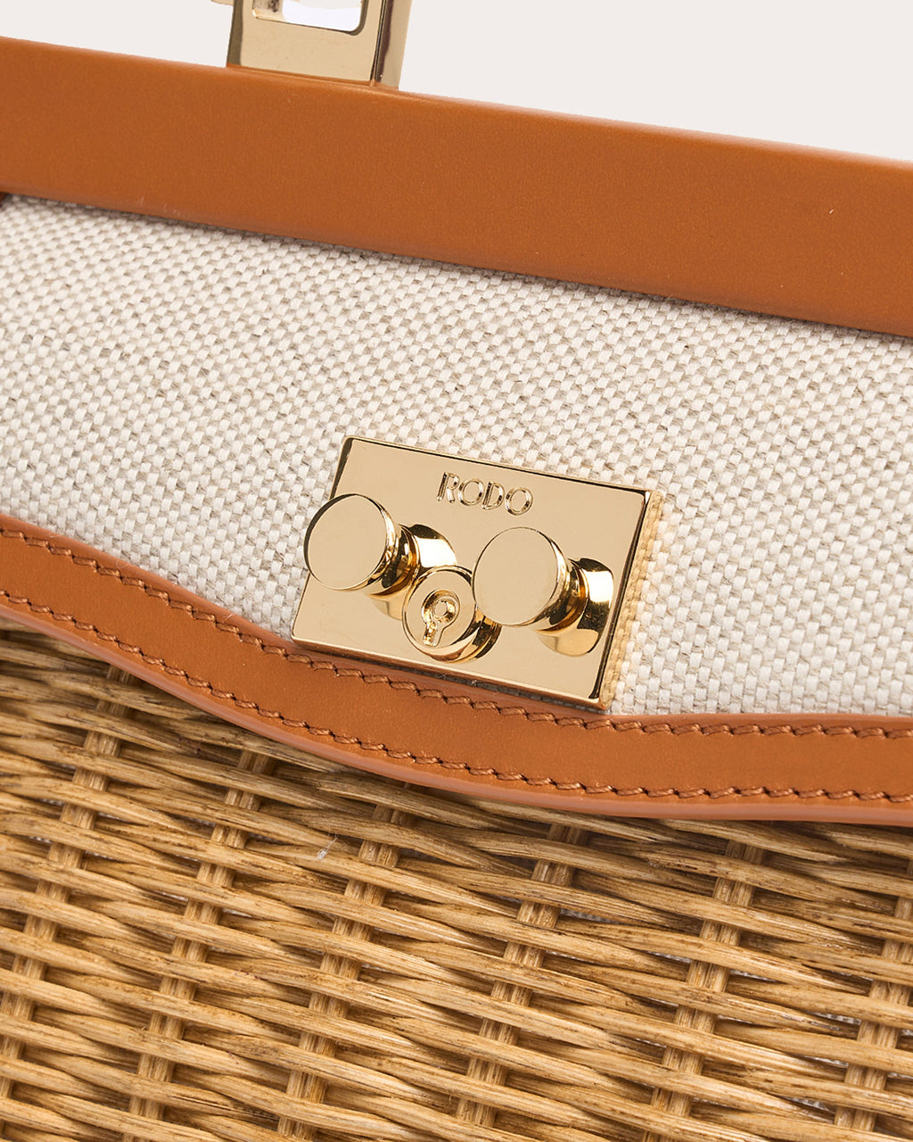 Mini Paris Wicker Handbag
