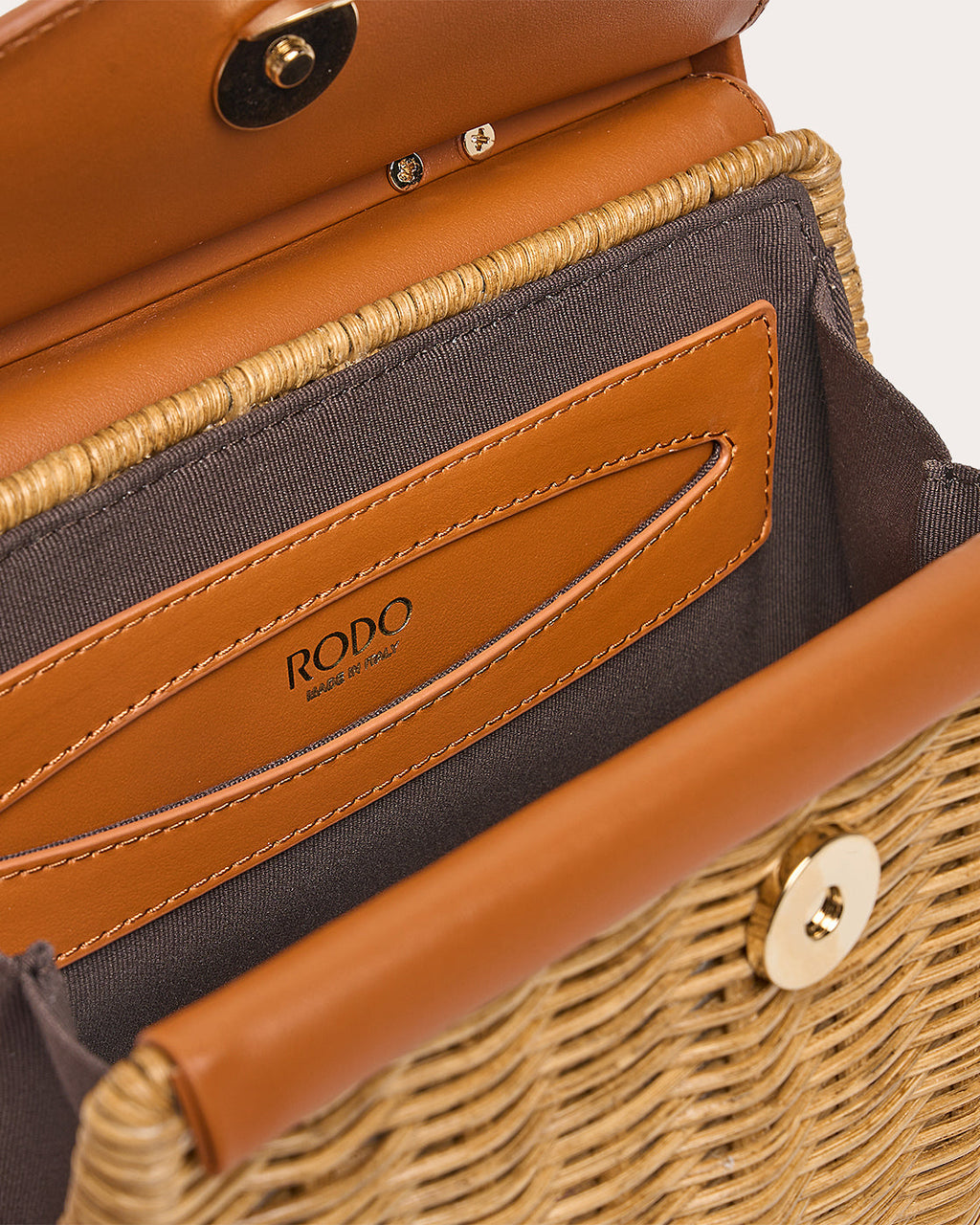 Mini Paris Wicker Handbag