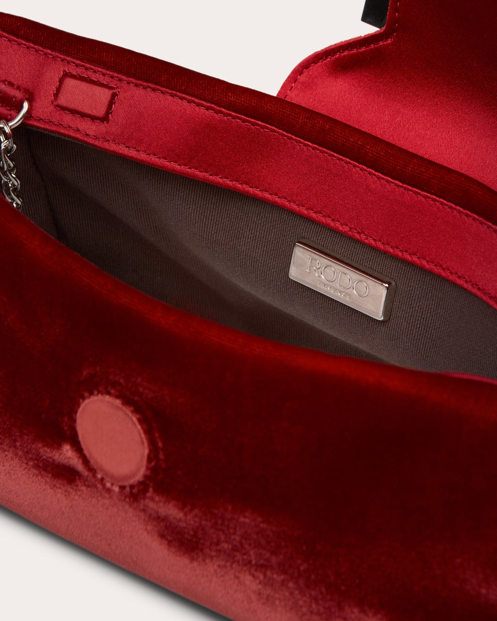 Anthea Crystal-Embellished Velvet Clutch