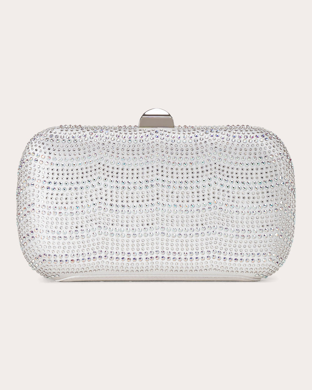 Lyssa Embellished Satin Structured Clutch
