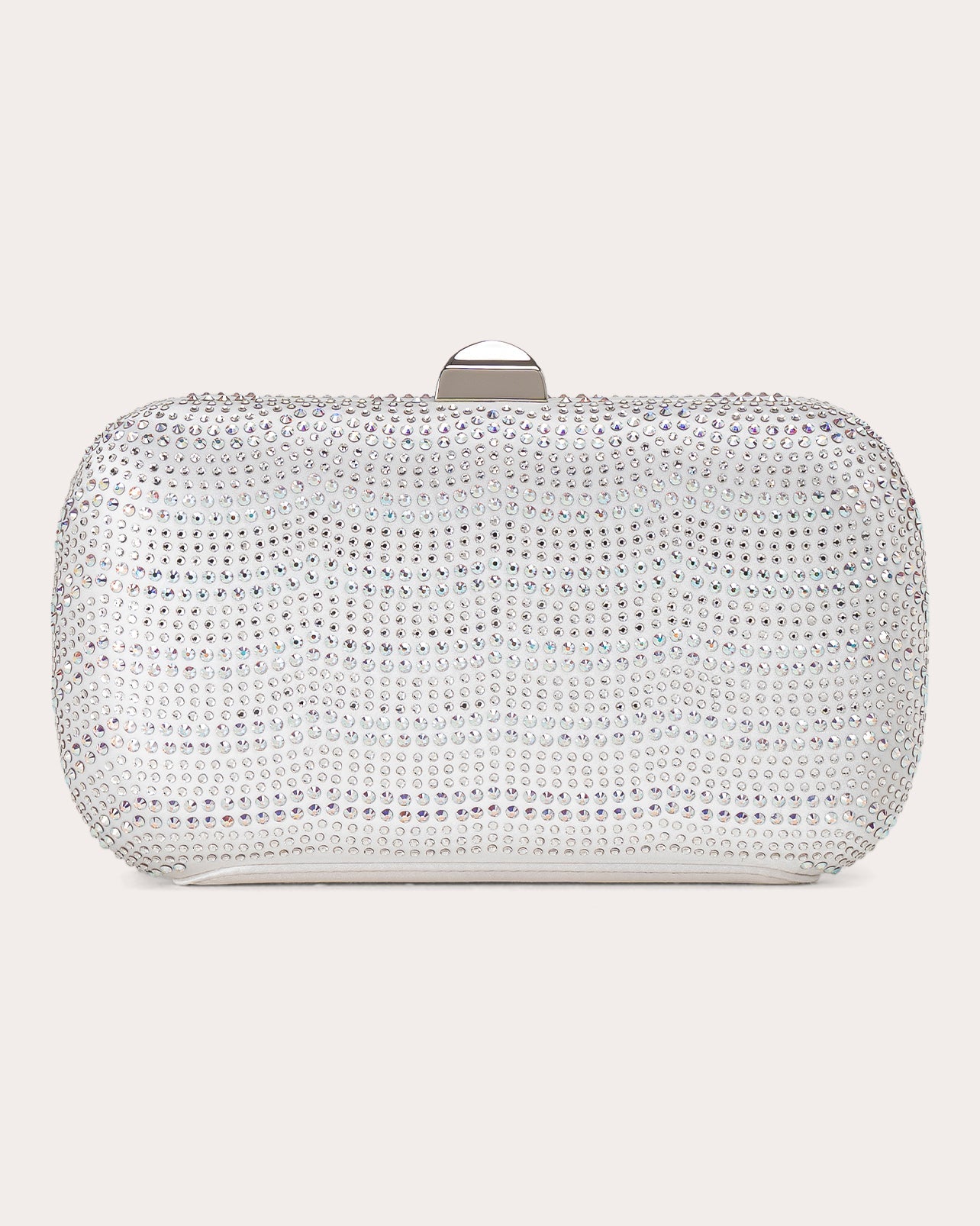 Lyssa Embellished Satin Structured Clutch