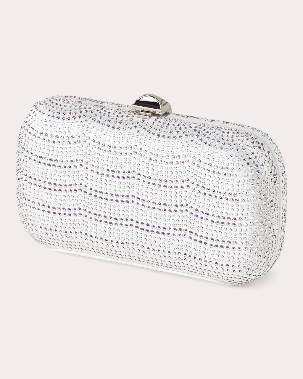 Lyssa Embellished Satin Structured Clutch