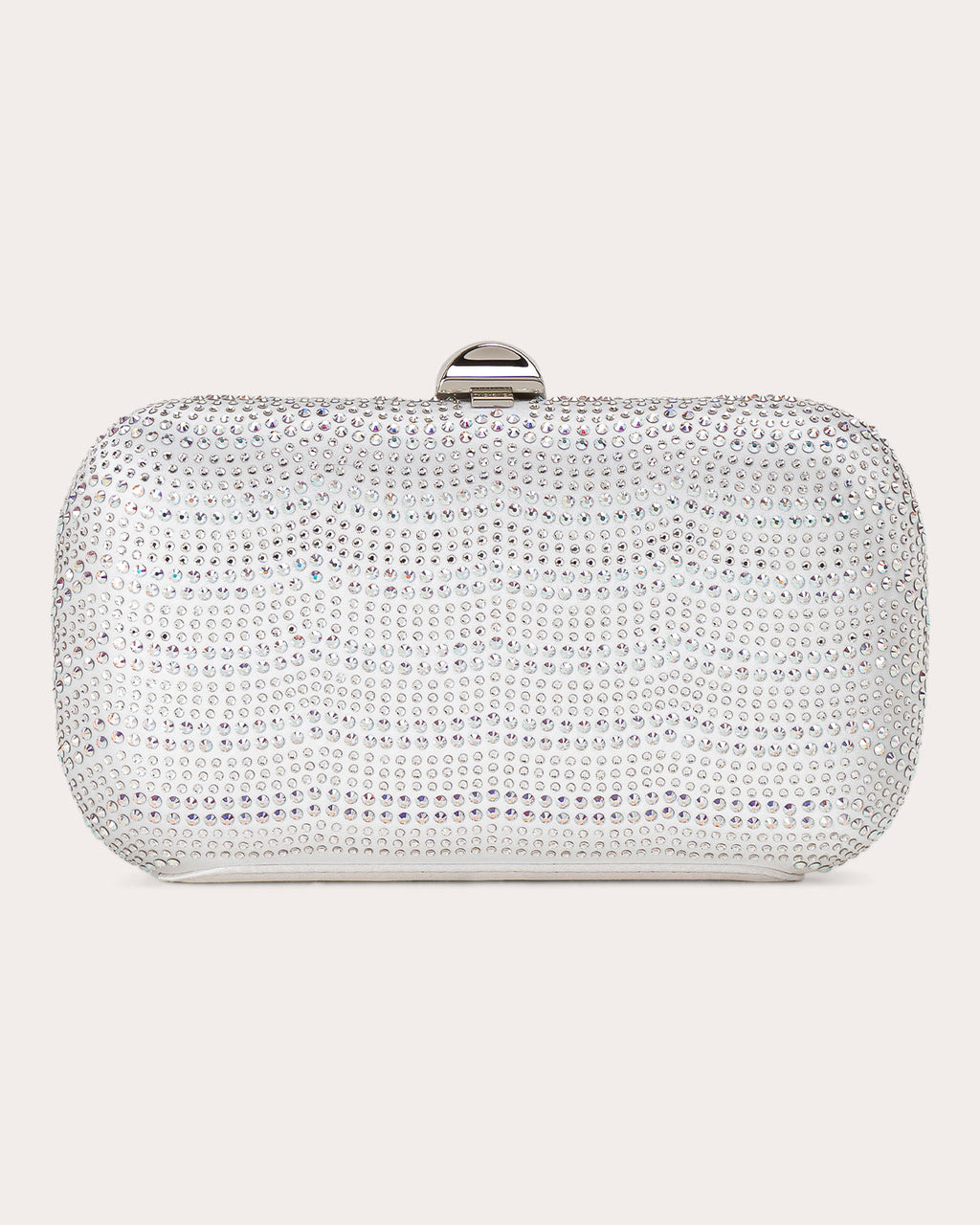 Lyssa Embellished Satin Structured Clutch
