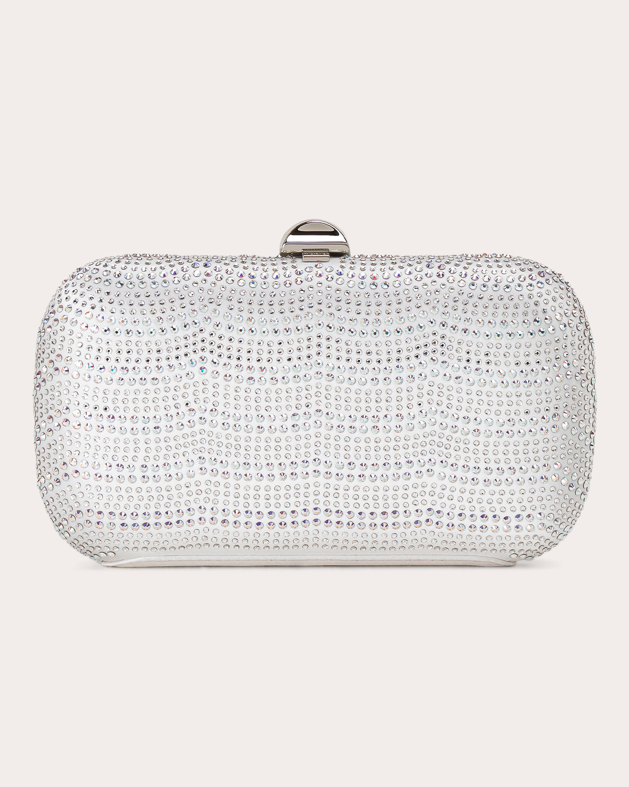 Lyssa Embellished Satin Structured Clutch