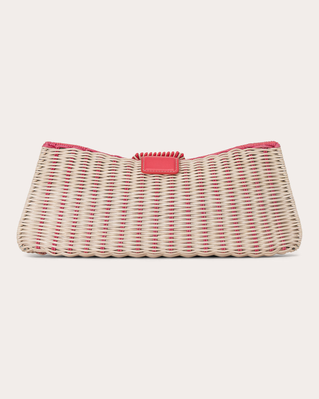 Nathalie Woven Wicker Clutch