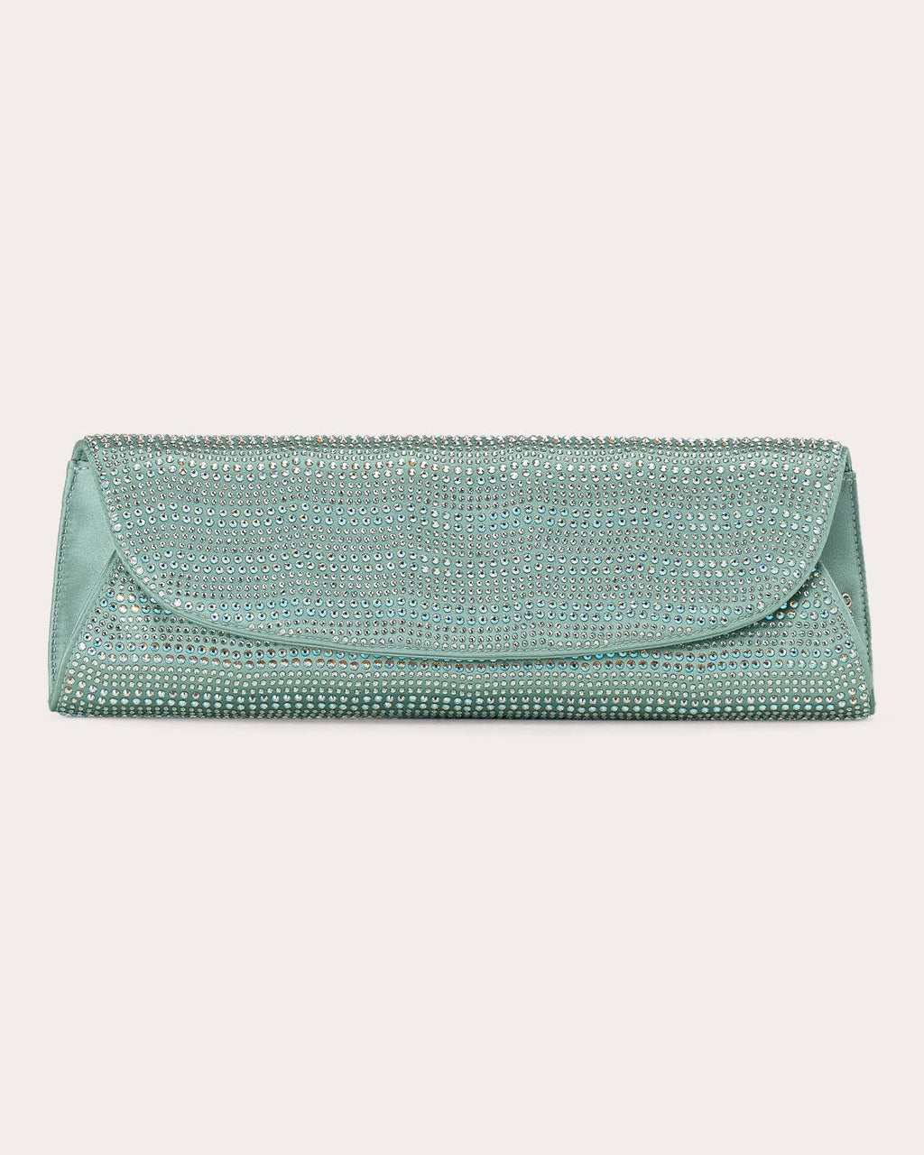 Nora Embellished Satin Folded Clutch