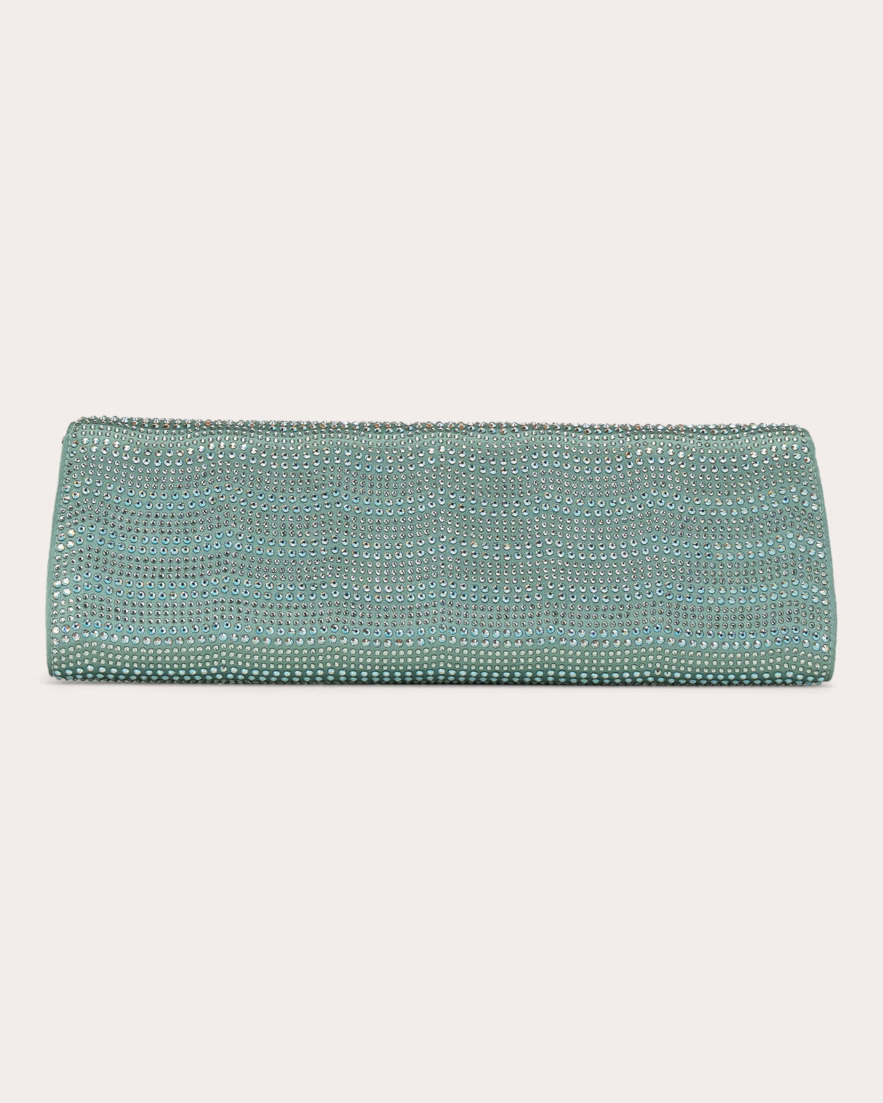 Nora Embellished Satin Folded Clutch