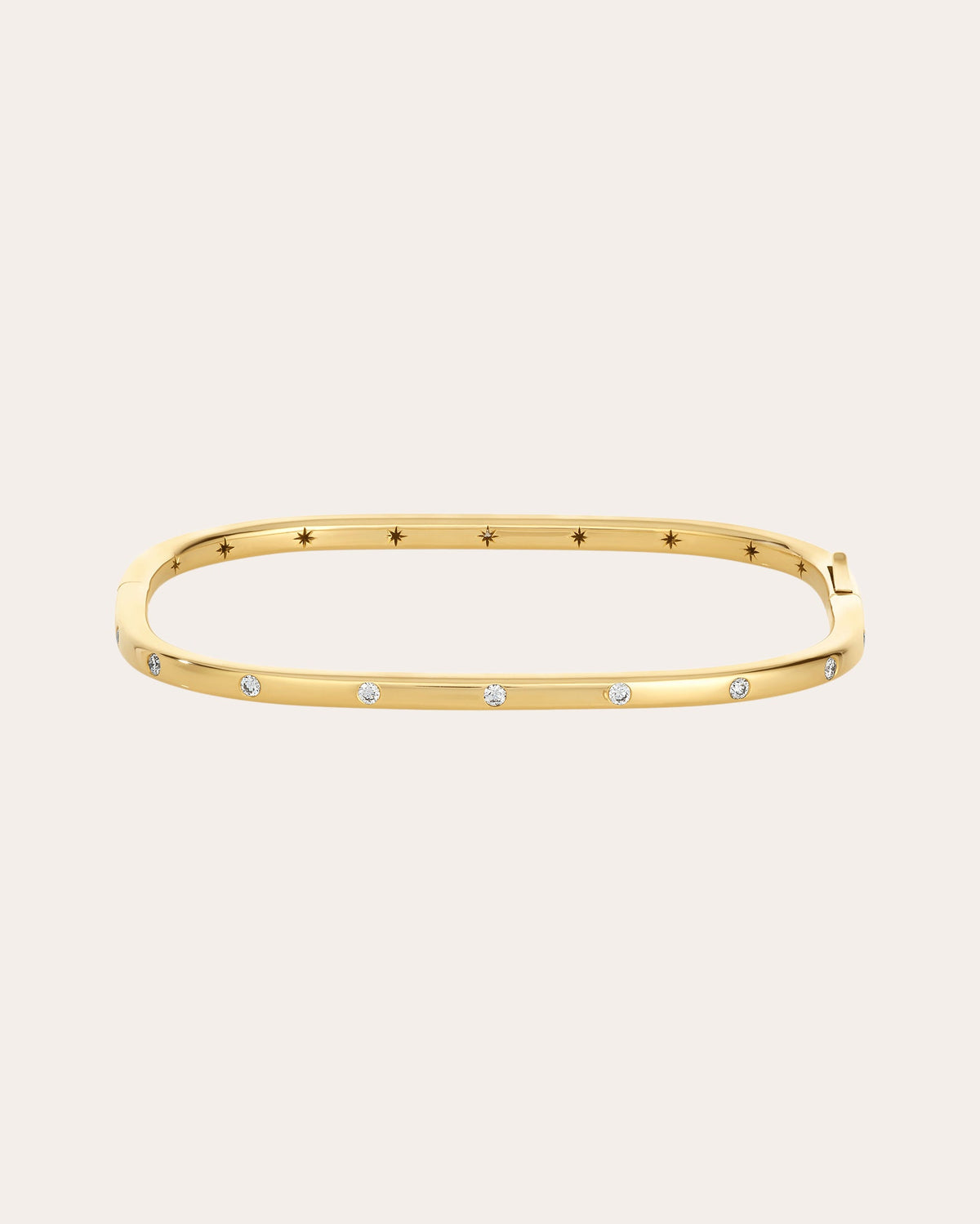 Diamond Petite Core Stacking Bangle