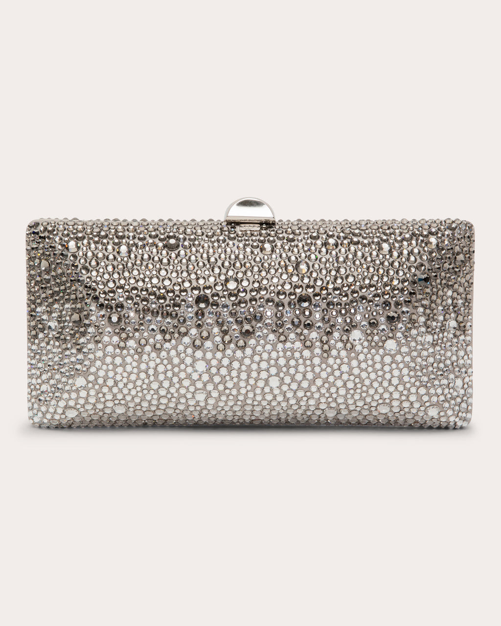 Tube Plus Crystal Satin Clutch