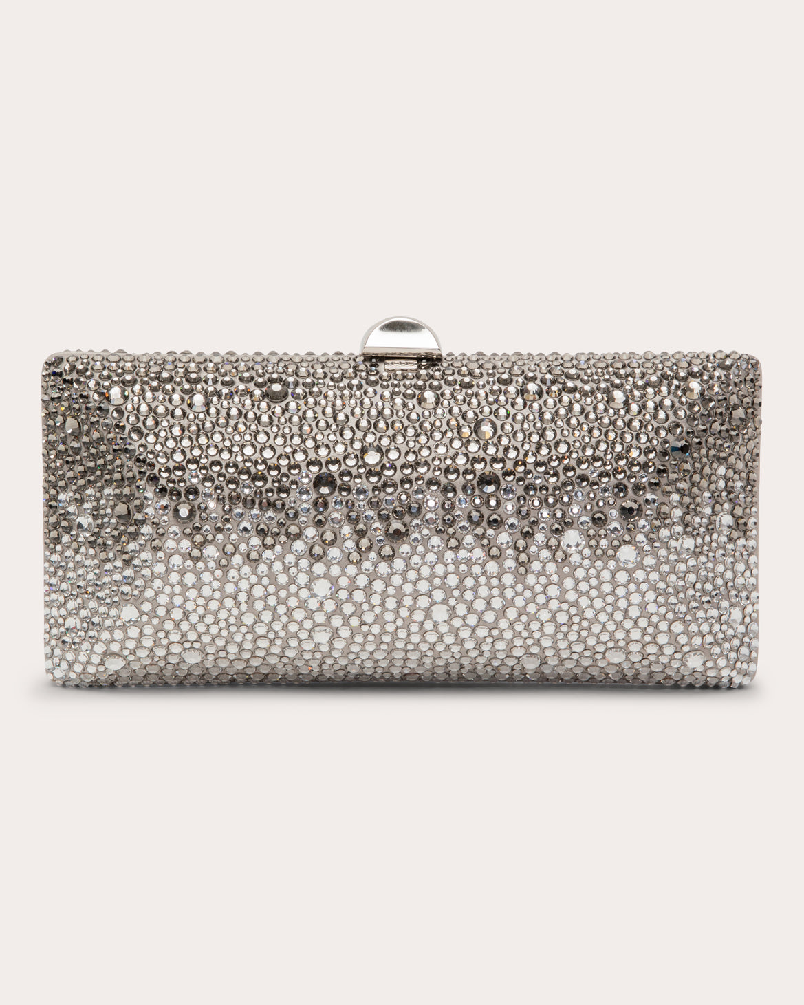 Tube Plus Crystal Satin Clutch