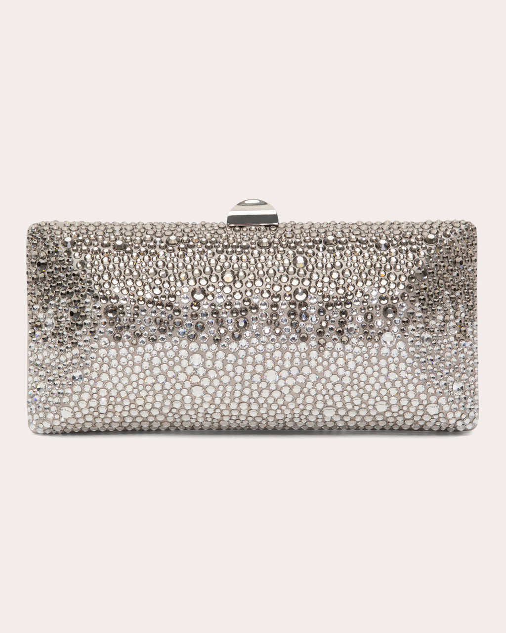 Tube Plus Crystal Satin Clutch