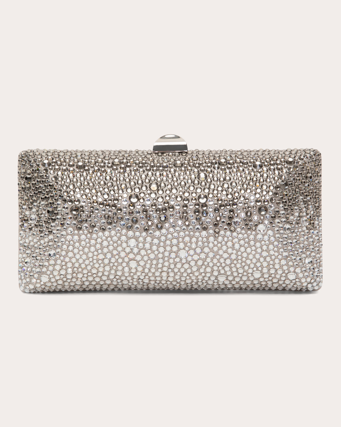 Tube Plus Crystal Satin Clutch