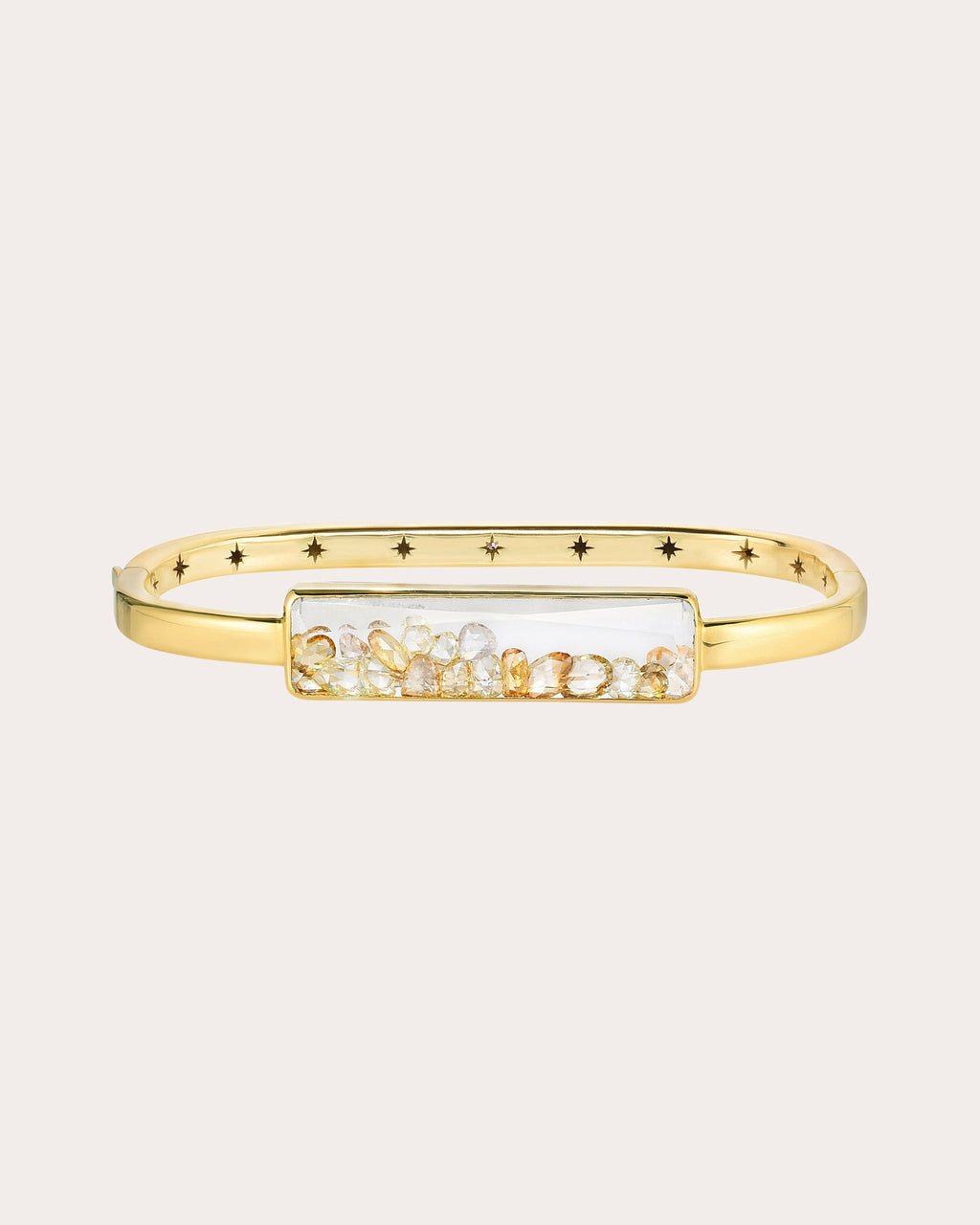 Diamond & 18k Gold Shaker Bangle