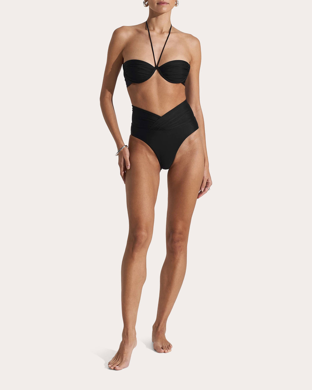 Bay Ruched Bikini Bottoms