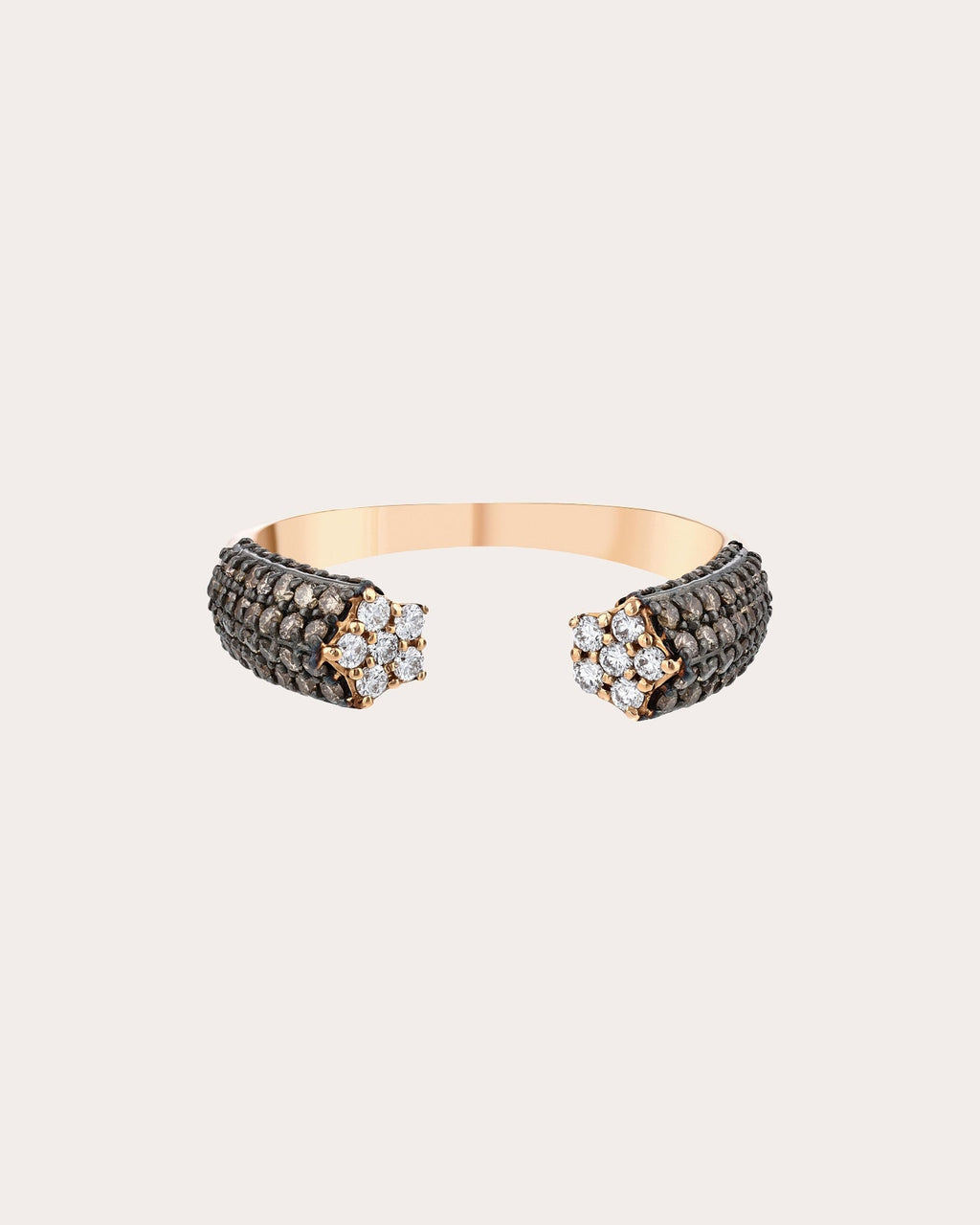 Cognac Diamond Sirius Star Ring