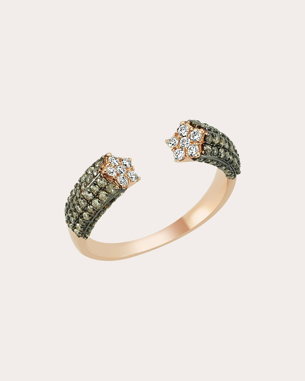 Cognac Diamond Sirius Star Ring