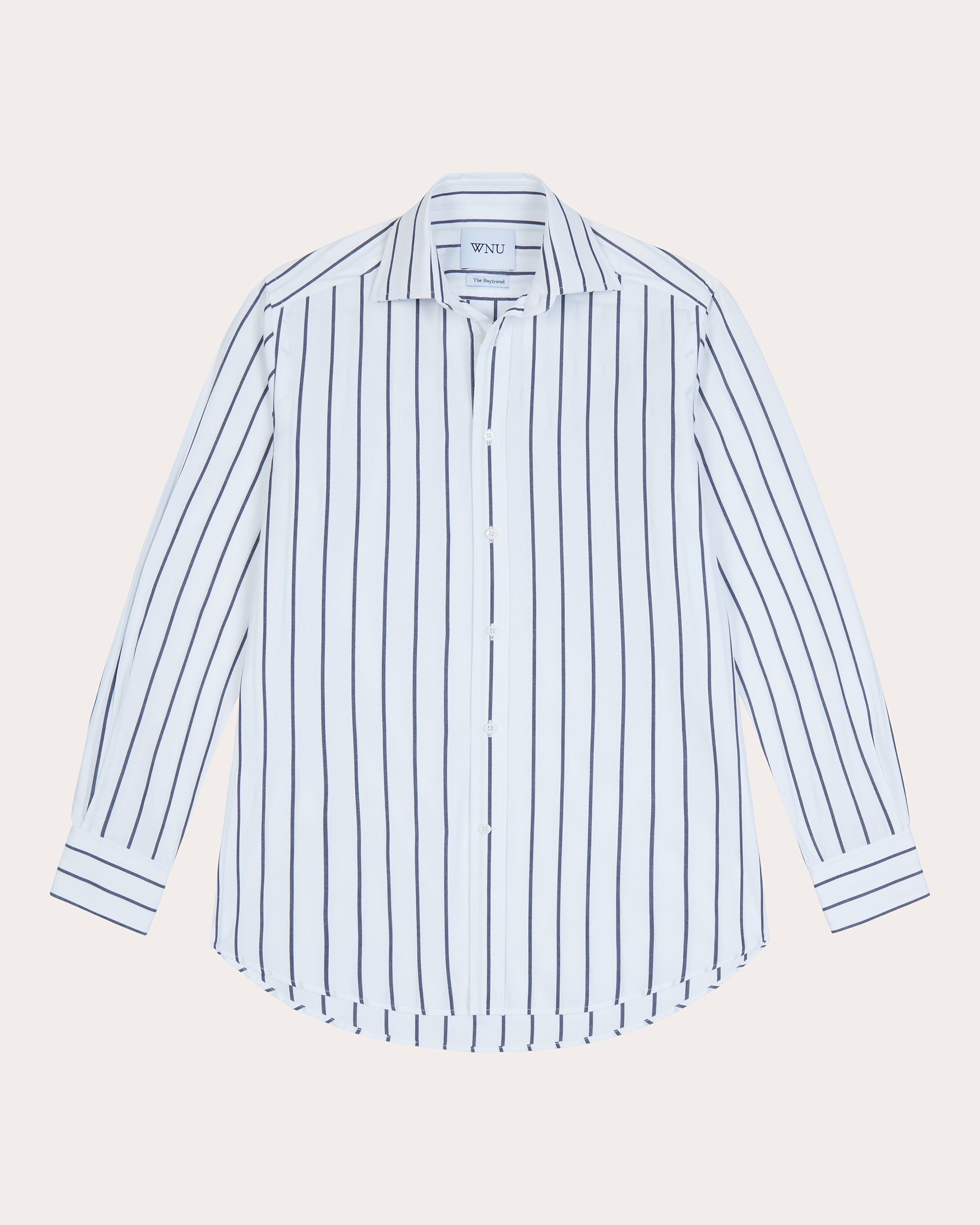 The Boyfriend Stripe Organic Poplin Shirt