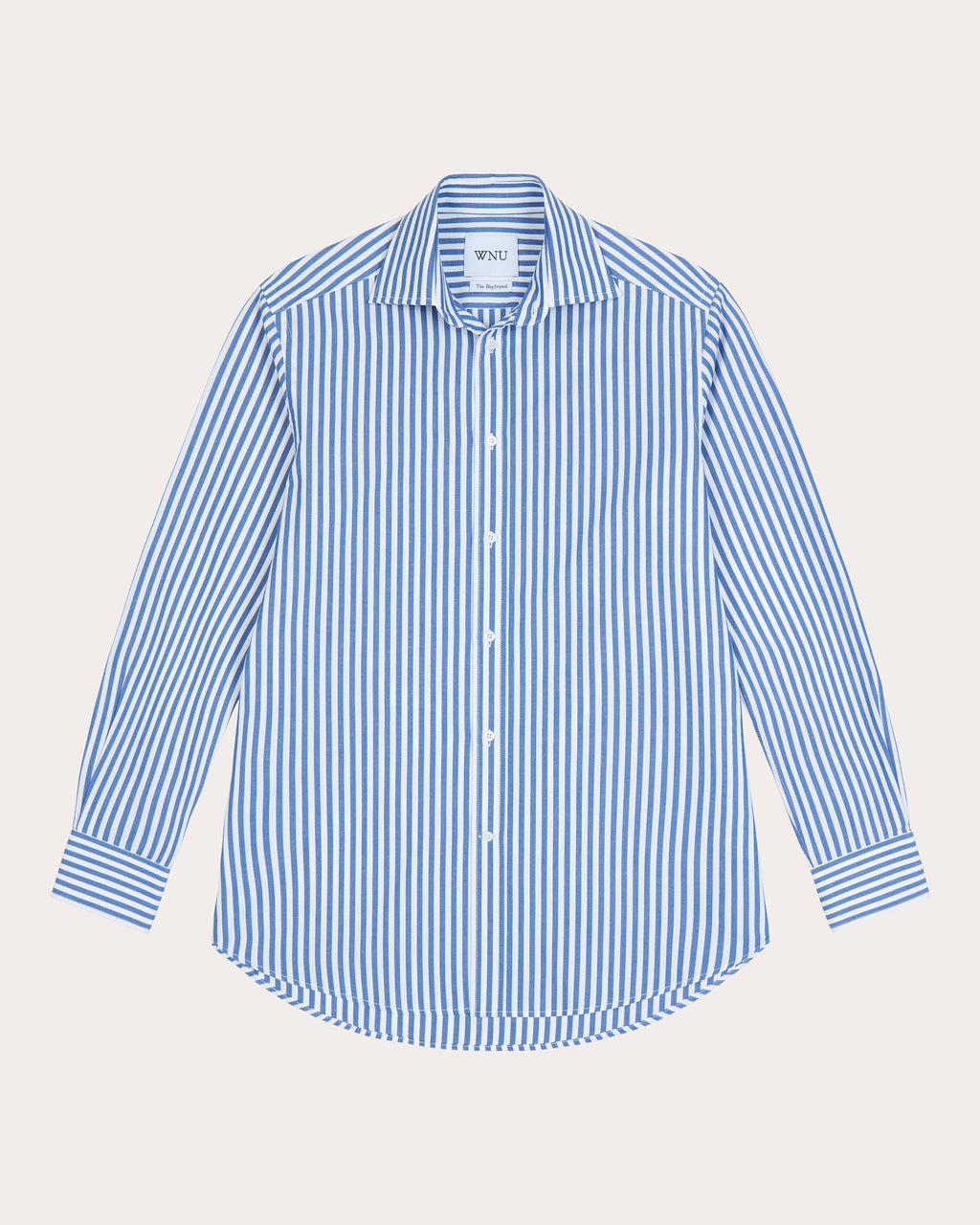 The Boyfriend Stripe Organic Poplin Shirt