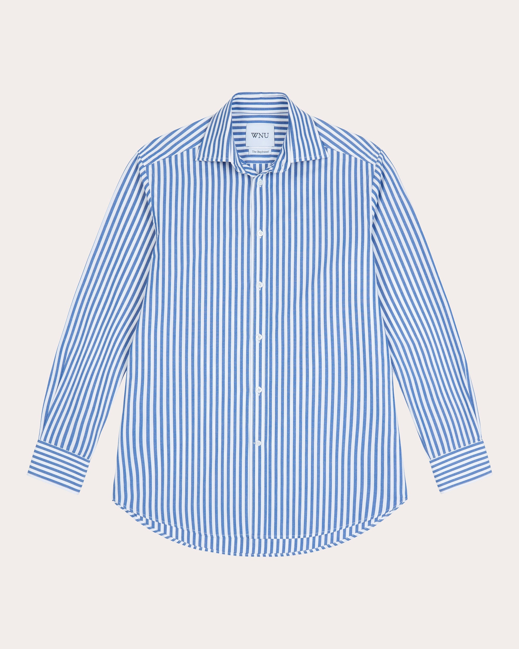 The Boyfriend Stripe Organic Poplin Shirt