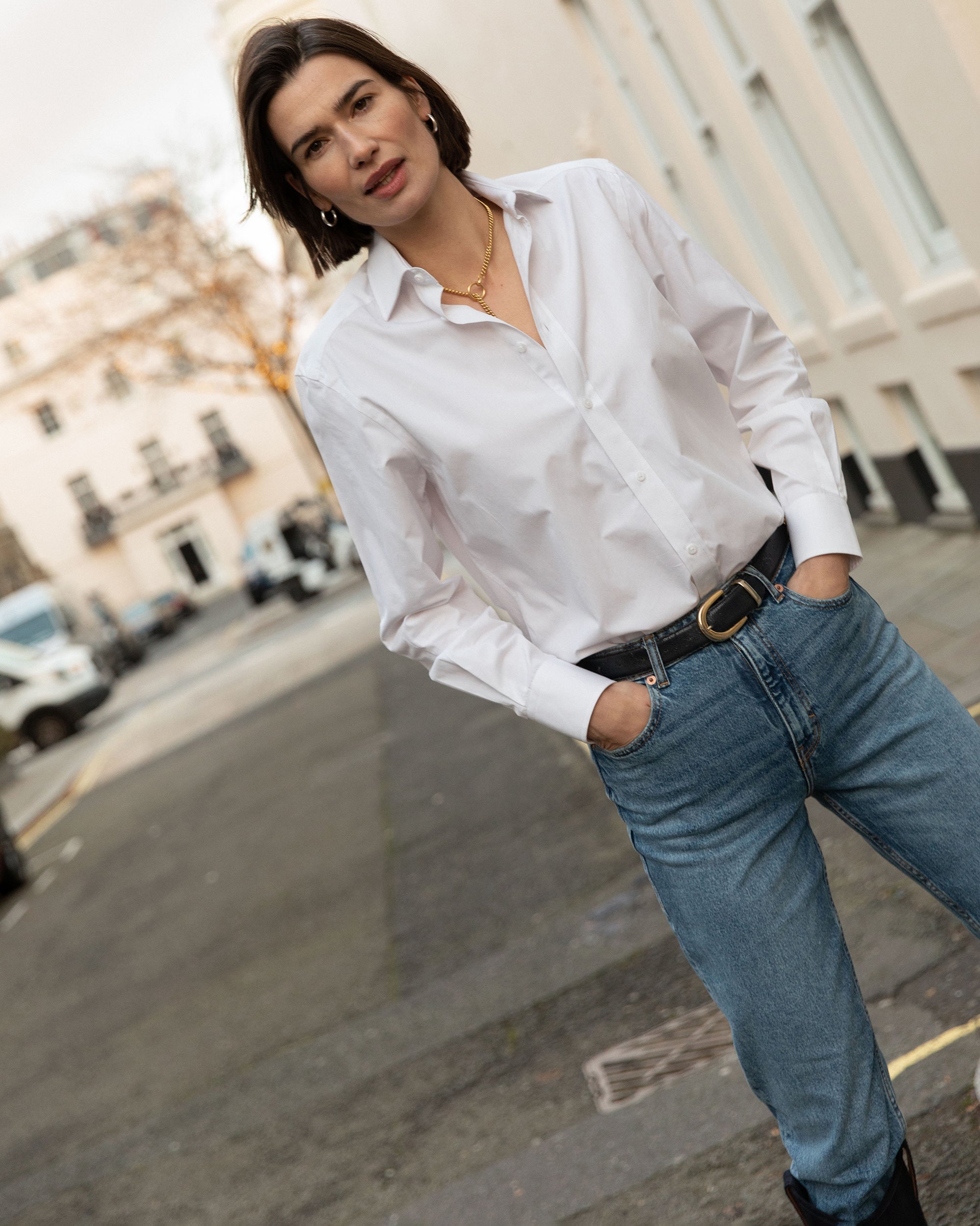 The Boyfriend Organic Poplin Shirt