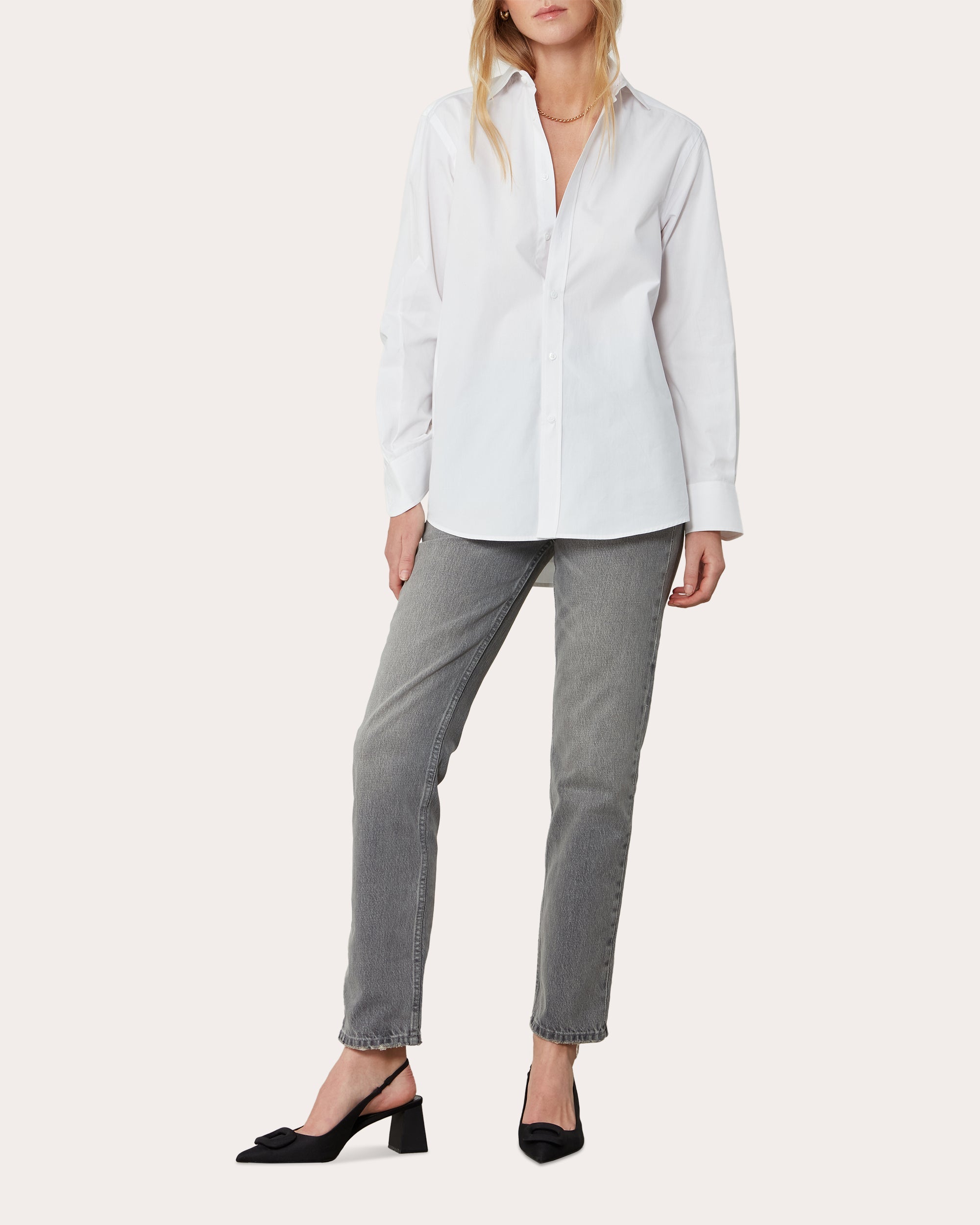 The Boyfriend Organic Poplin Shirt