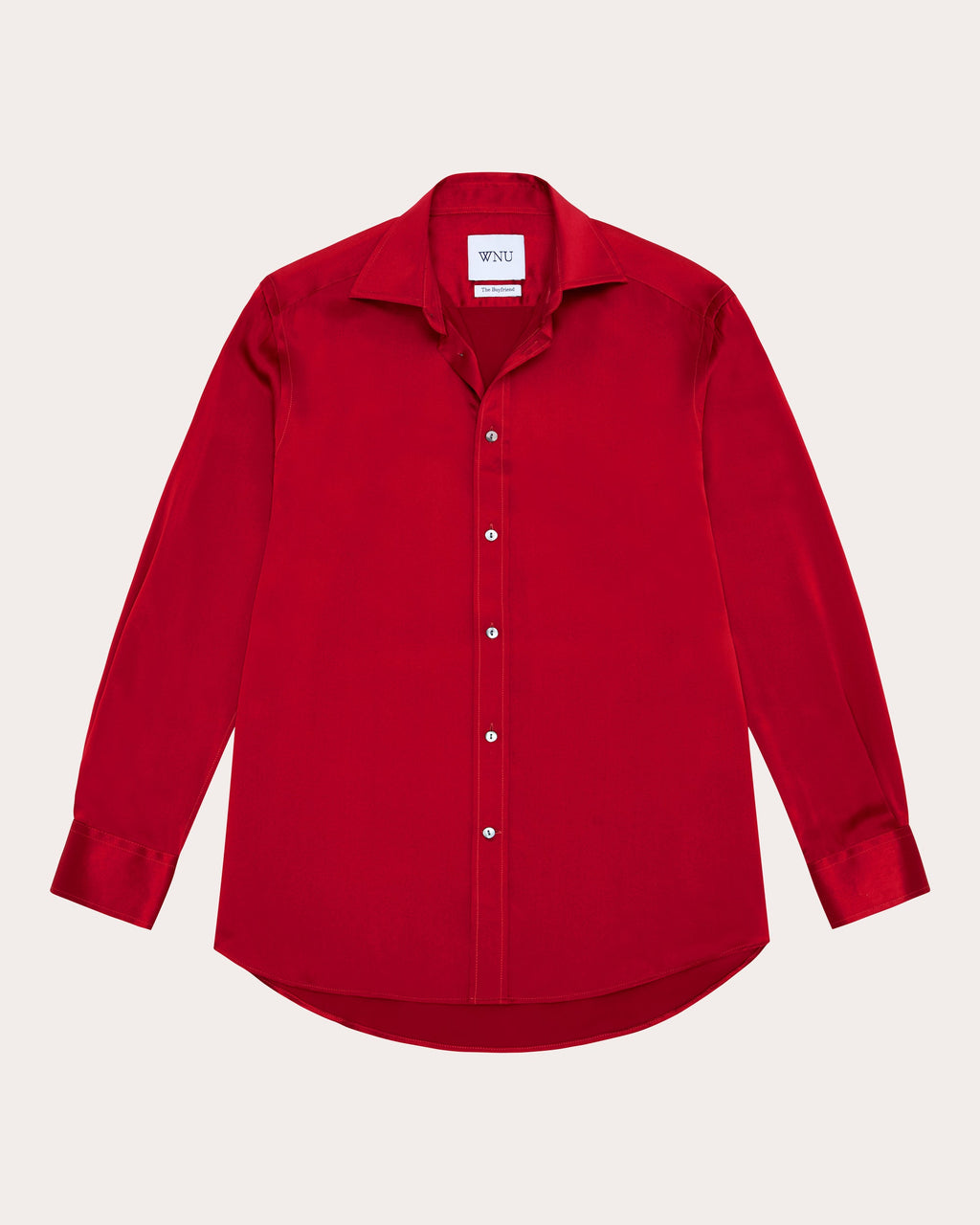 The Boyfriend Silk Satin Shirt