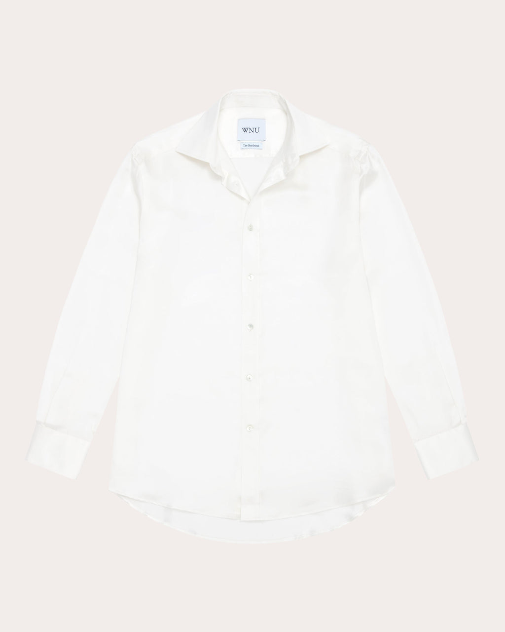 The Boyfriend Silk Satin Shirt