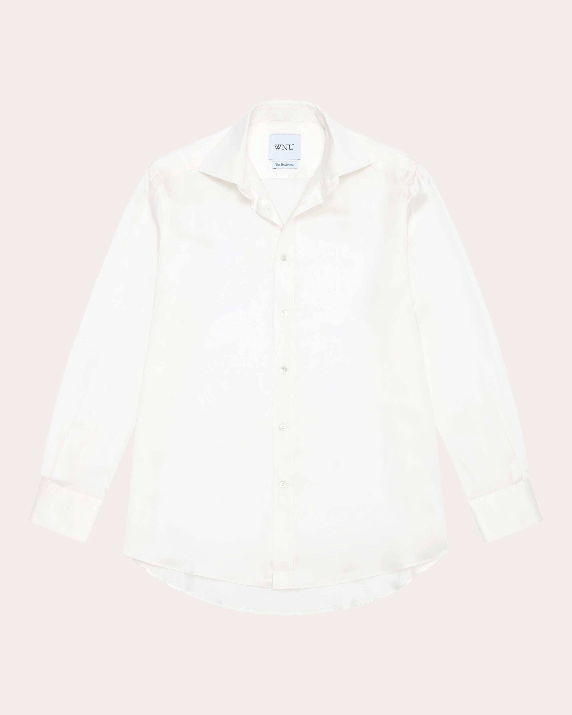 The Boyfriend Silk Satin Shirt