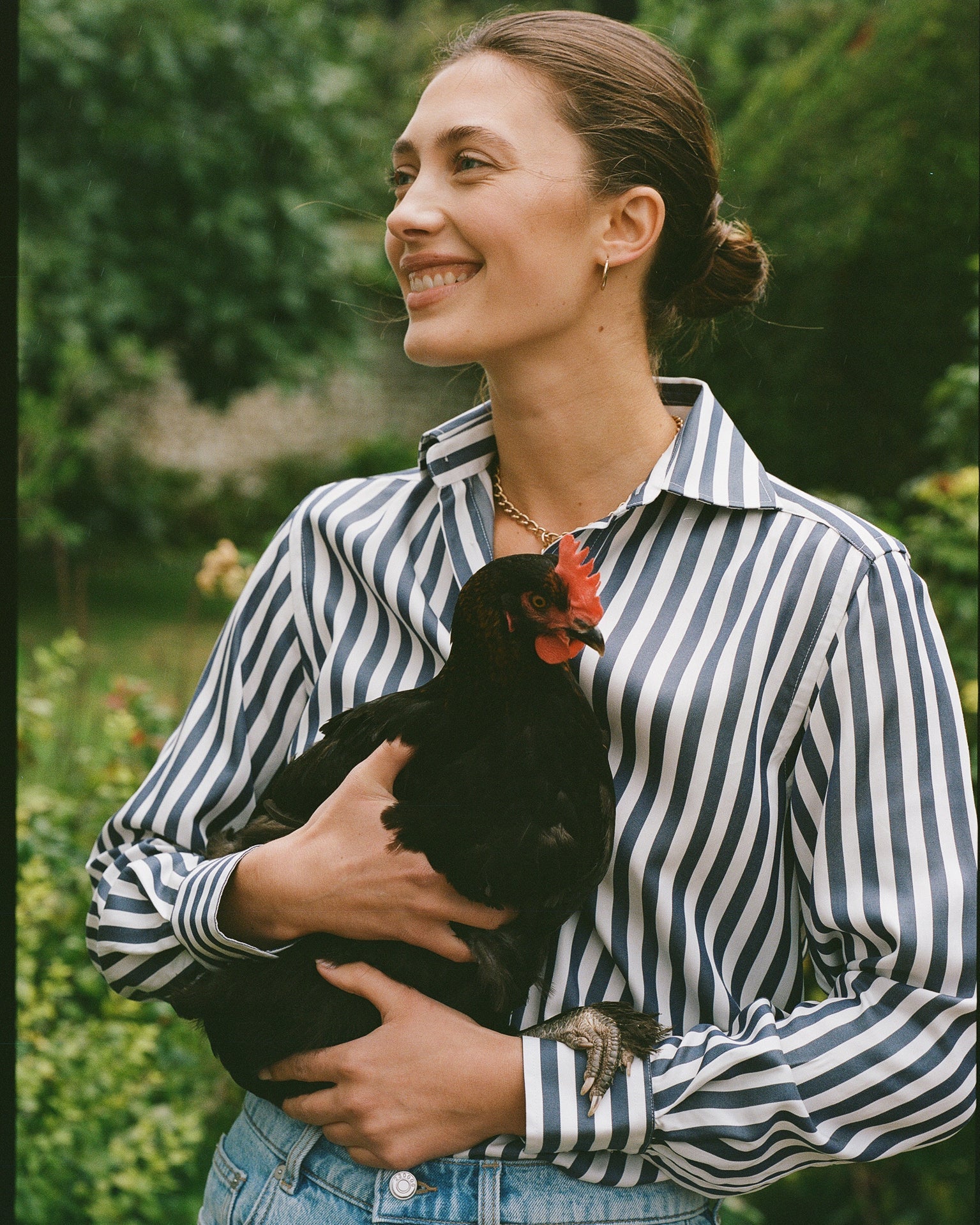 The Boyfriend Stripe Tencel™ Shirt